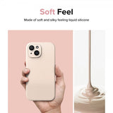 Ringke iPhone 15 Deksel Silicone Magnetic Pink Sand