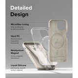 Ringke iPhone 15 Deksel Silicone Magnetic Stone