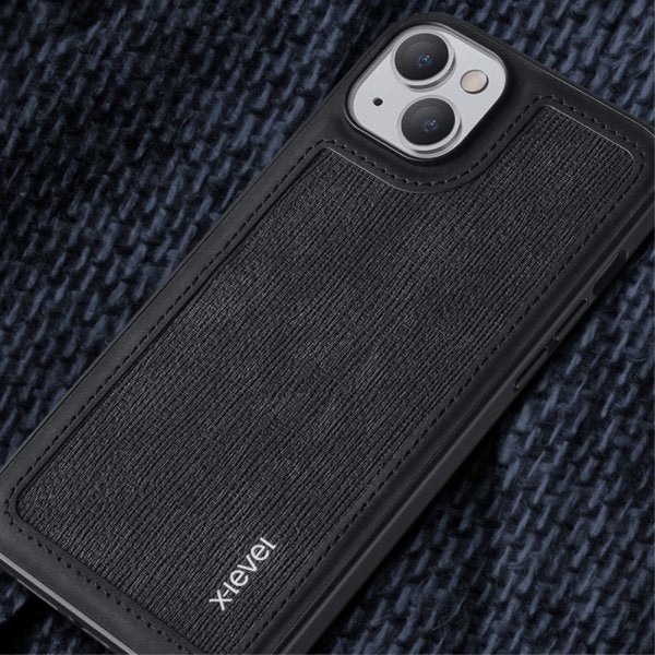 X-Level iPhone 15 Deksel Linjeskjøting Brun