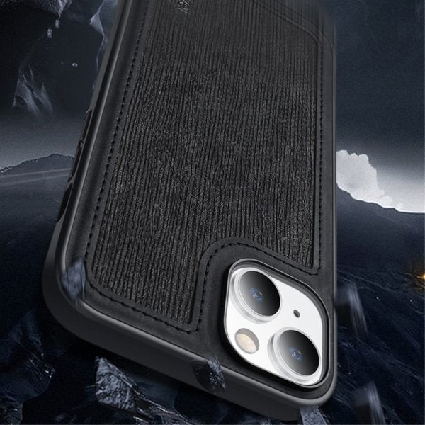 X-Level iPhone 15 Deksel Linjeskjøting Brun