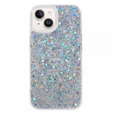 Nordic Covers iPhone 15 Deksel Sparkle Series Stardust Silver
