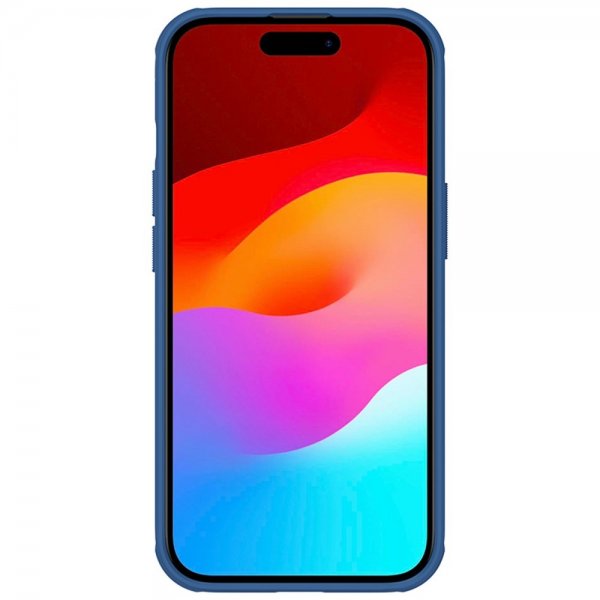 Nillkin iPhone 15 Deksel Super Frosted Shield Pro Blå