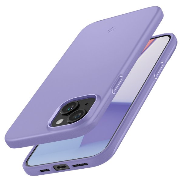 Spigen iPhone 15 Deksel Thin Fit Iris Purple