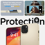 Spigen iPhone 15 Deksel Thin Fit Mute Beige