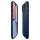 Spigen iPhone 15 Deksel Thin Fit Navy Blue