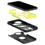 Spigen iPhone 15 Deksel Tough Armor MagFit Svart