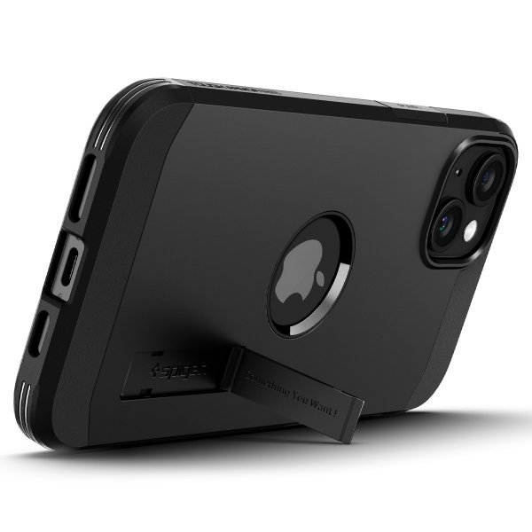 Spigen iPhone 15 Deksel Tough Armor MagFit Svart