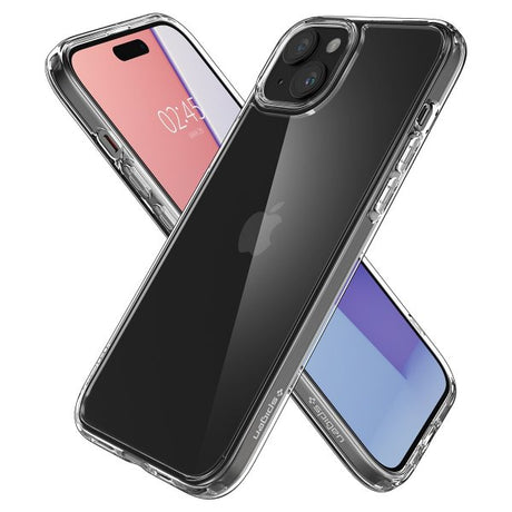 Spigen iPhone 15 Deksel Ultra Hybrid Crystal Clear