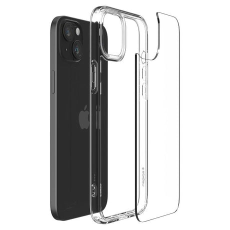 Spigen iPhone 15 Deksel Ultra Hybrid Crystal Clear