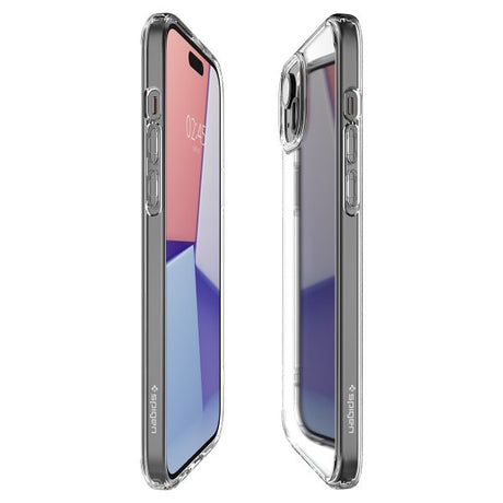 Spigen iPhone 15 Deksel Ultra Hybrid Crystal Clear