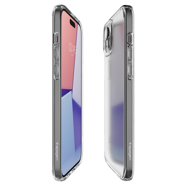 Spigen iPhone 15 Deksel Ultra Hybrid Frost Clear