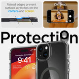 Spigen iPhone 15 Deksel Ultra Hybrid MagFit Graphite