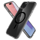 Spigen iPhone 15 Deksel Ultra Hybrid MagFit Svart