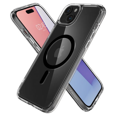 Spigen iPhone 15 Deksel Ultra Hybrid MagFit Svart