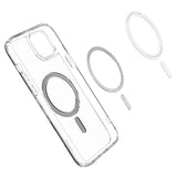 Spigen iPhone 15 Deksel Ultra Hybrid MagFit Svart