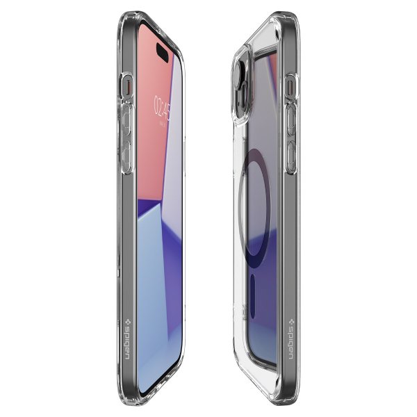 Spigen iPhone 15 Deksel Ultra Hybrid MagFit Svart
