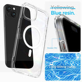 Spigen iPhone 15 Deksel Ultra Hybrid MagFit Hvit