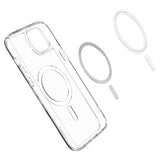 Spigen iPhone 15 Deksel Ultra Hybrid MagFit Hvit