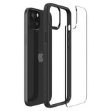 Spigen iPhone 15 Deksel Ultra Hybrid Matte Matte Black