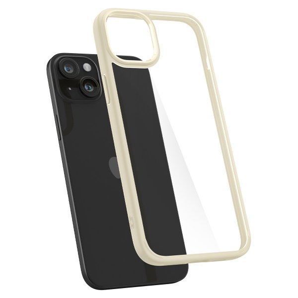 Spigen iPhone 15 Deksel Ultra Hybrid Mute Beige