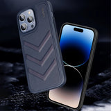 X-Level iPhone 15 Deksel V-shape Svart