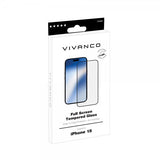 Vivanco iPhone 15 Skjermbeskytter Full Screen