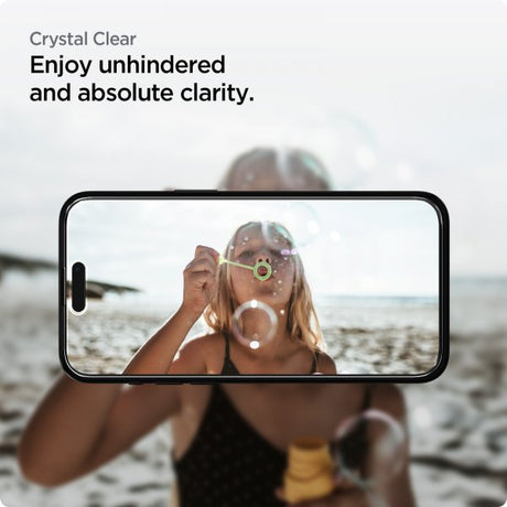 Spigen iPhone 15 Skjermbeskytter GLAS.tR ALIGNmaster 2-pakning
