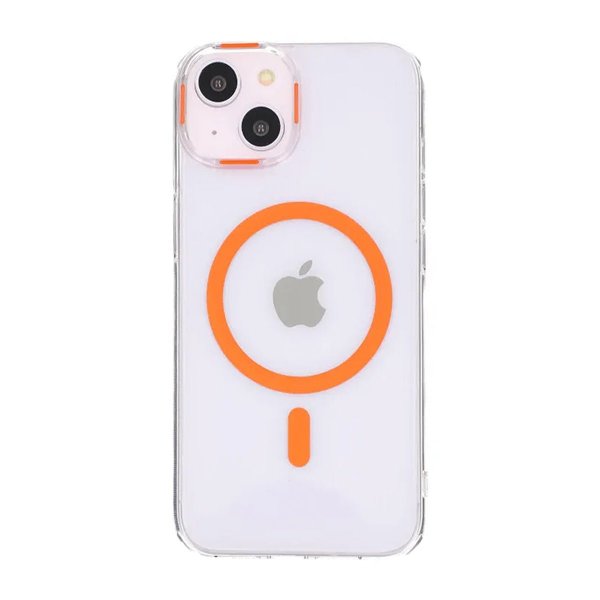 iPhone 15 Deksel TPU MagSafe Oransje