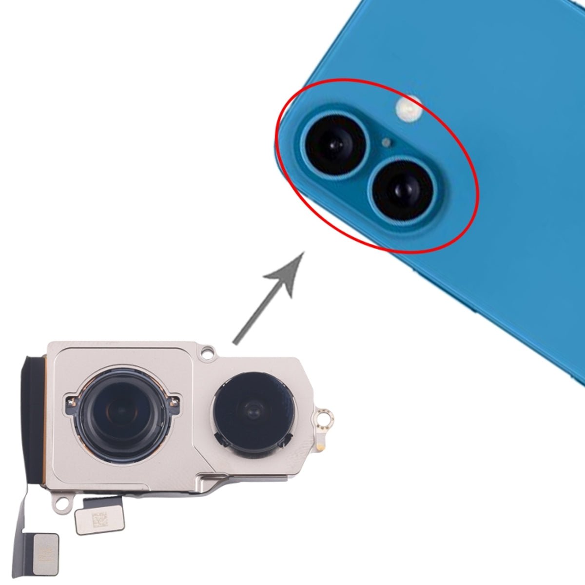 iPhone 16 originalt bakkamera