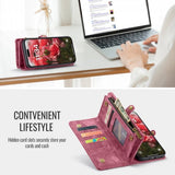 CaseMe iPhone 16 Etui 008 Series Avtakbart Deksel Rød