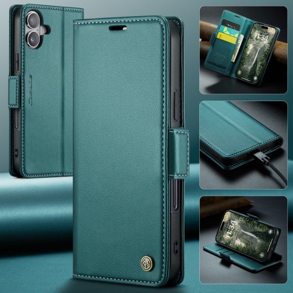 CaseMe iPhone 16 Etui 023 Series Grønn