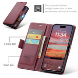 CaseMe iPhone 16 Etui 023 Series Rød