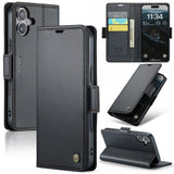 CaseMe iPhone 16 Etui 023 Series Svart