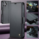 CaseMe iPhone 16 Etui 023 Series Svart