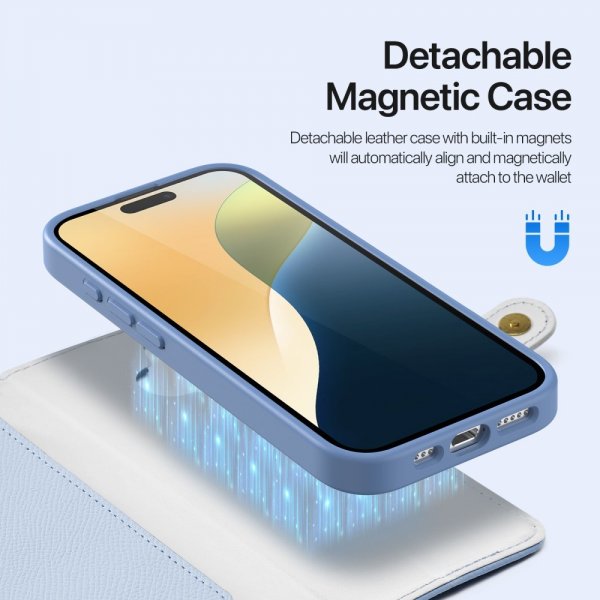 Dux Ducis iPhone 16 Etui 2-in-1 Lawa Series MagSafe Blå