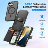 Dux Ducis iPhone 16 Etui 2-in-1 Lawa Series MagSafe Svart