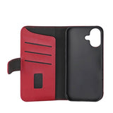 Gear iPhone 16 Etui 3 Kortlomme  Rød