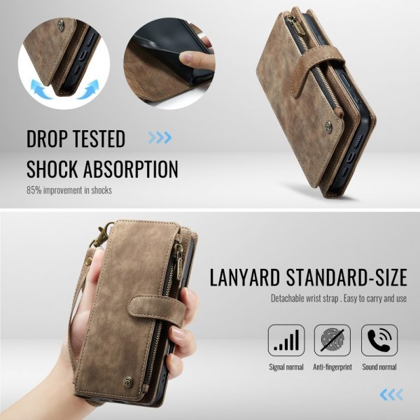 CaseMe iPhone 16 Etui C30 Series Brun