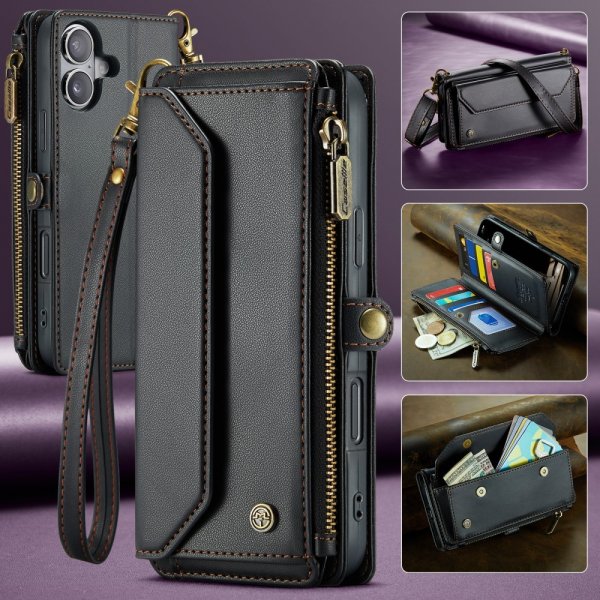 CaseMe iPhone 16 Etui C36 Series Svart
