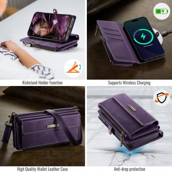 CaseMe iPhone 16 Etui C39 Series Lilla