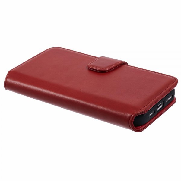 Nordic Covers iPhone 16 Etui Essential Leather Poppy Red
