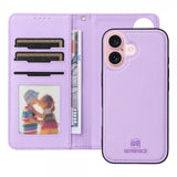 Betopnice iPhone 16 Etui Avtagbart Deksel 005 Lilla