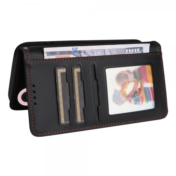 Betopnice iPhone 16 Etui Avtagbart Deksel 005 Svart