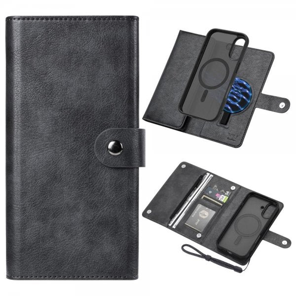 VILI iPhone 16 Etui Avtagbart Deksel GV Series MagSafe Svart