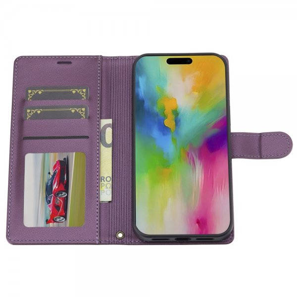 Lc.Imeeke iPhone 16 Etui Avtagbart Deksel L2 Series MagSafe Lilla