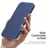 Dux Ducis iPhone 16 Etui Skin X Pro Series Kickstand MagSafe Blå