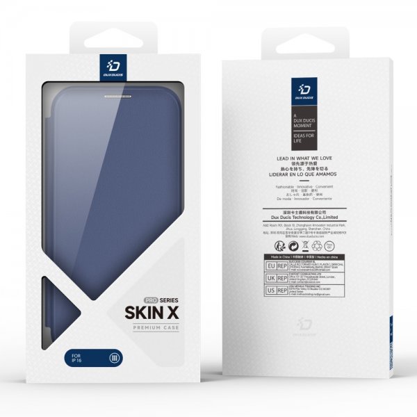Dux Ducis iPhone 16 Etui Skin X Pro Series MagSafe Blå