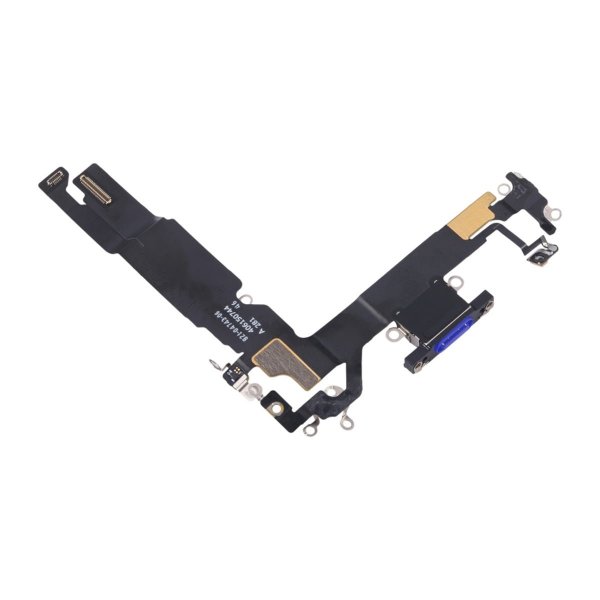 iPhone 16 Ladekontakt Flexkabel Original - Blå