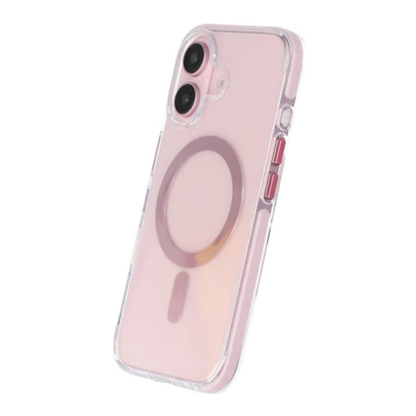 iPhone 16 Deksel Støtsikker MagSafe Rosa