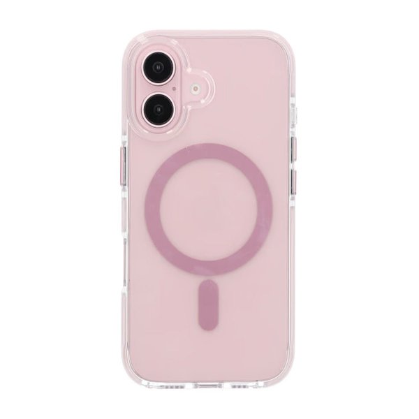 iPhone 16 Deksel Støtsikker MagSafe Rosa